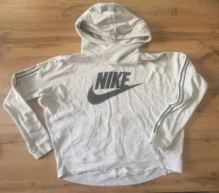 Felpa Nike Grigia con Cappuccio