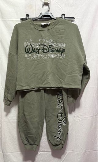 Sudadera Disney Walt Disney Verde Militar