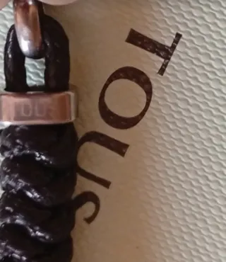 Pulsera Tous Oso Plata y Cordón Negro. Original