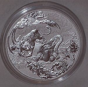 Moneda Plata 1 oz 4 Guardianes Mitológicos 2024