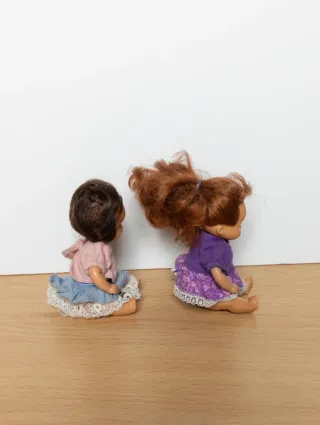 Lote 2 Bebés Barbie Lil Friends Años 80