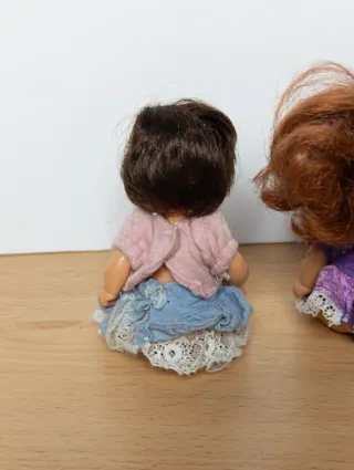 Lote 2 Bebés Barbie Lil Friends Años 80