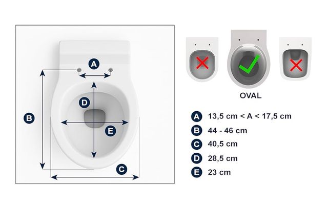 Tapa elevador de WC KMINA Blanca SIN ESTRENAR