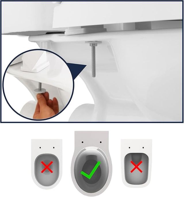 Tapa elevador de WC KMINA Blanca SIN ESTRENAR