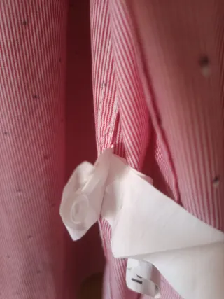 Camisa rosa de rayas