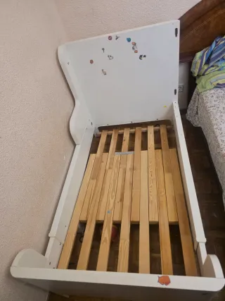 Cama infantil blanca