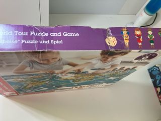 Puzzle Hape Mondo 105 pezzi + accessori