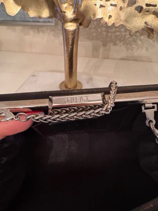 Bolso fiesta Liu Jo negro pedrería