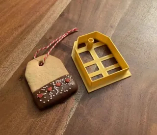 Formina per biscotti bustina di thè