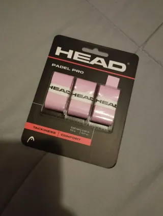 Overgrips y protector pala pádel