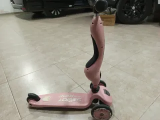 Patinete infantil rosa SCOOT & RIDE
