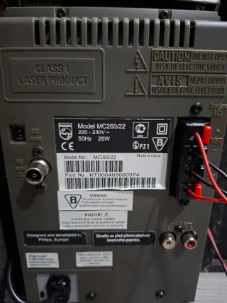 Minicadena Philips MC260 +2 altavoces Sony SS-H490