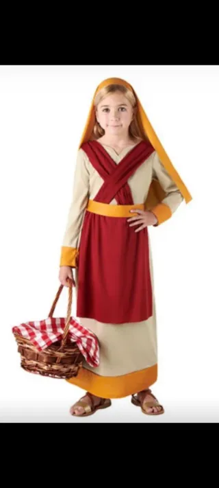 Disfraz hebrea niña Talla 7-9 años