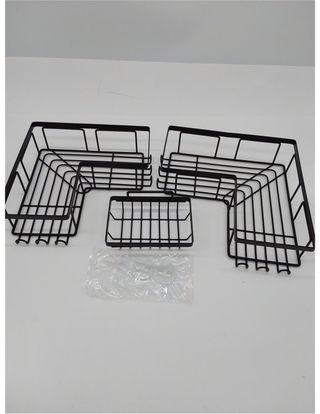 estante de ducha sin taladrar, estante de ducha de