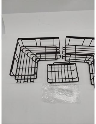 estante de ducha sin taladrar, estante de ducha de