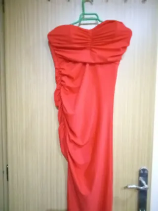 Vestido fiesta rojo talla M