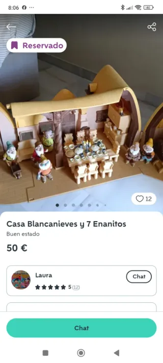 Casa de Blancanieves y los 7 enanitos