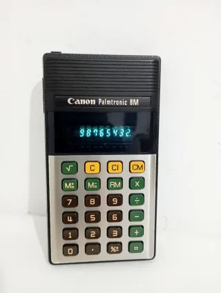 Calculadora Canon Palmtronic 8M Vintage