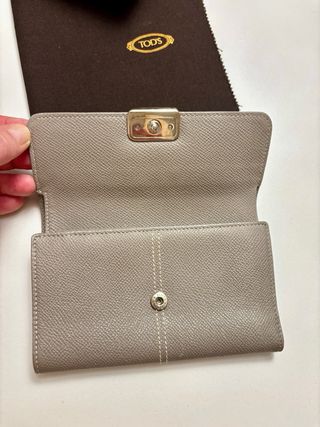 Portafoglio Tod's grigio tipo