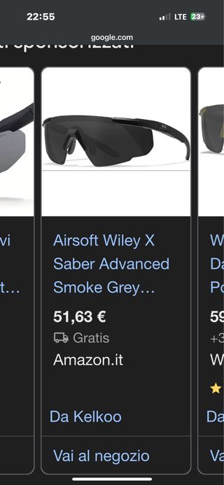 Occhiali Wiley X Saber Advanced Smoke Grey