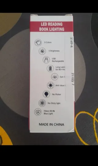 Linterna LED Pinza para Atril