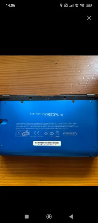 Nintendo 3DS XL Azul