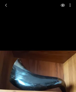 Corno decorativo centrotavola/soprammobile