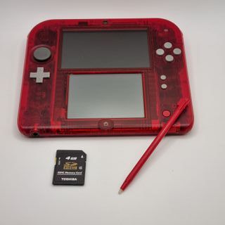 Nintendo 2DS Rosso Rubino Omega Trasparente