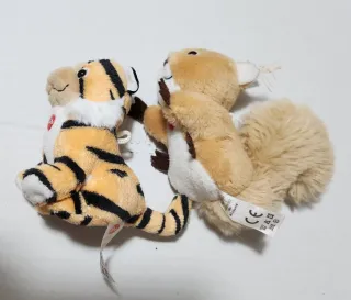 Set 2 peluches Trudini