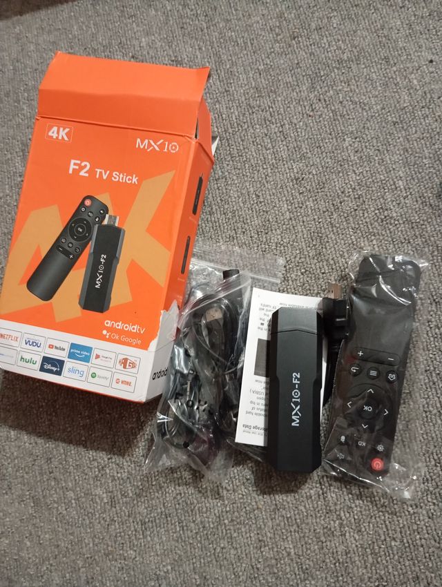 MX10 F2 TV Stick 4K Android TV