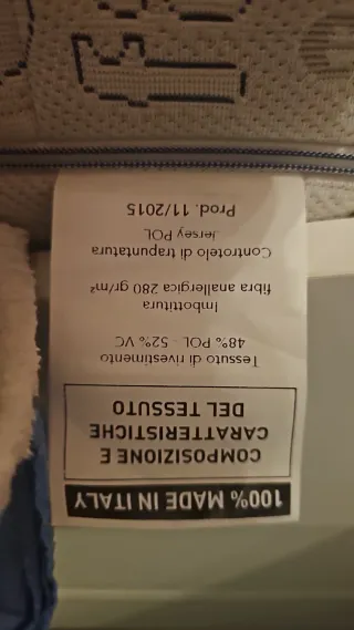 2 Materassi in tessuto