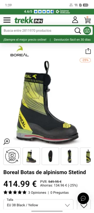 Botas Boreal Steting