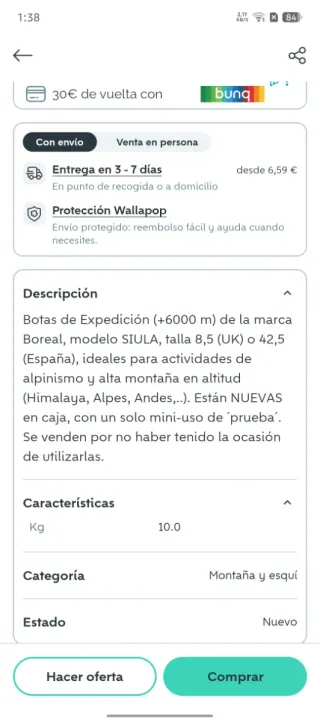 Botas Boreal Steting