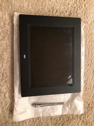 Marco de fotos digital negro