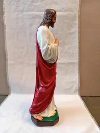 Statua Sacro Cuore di Gesù. Gesso Anni '60