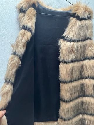 Gilet pelliccia sintetica usato