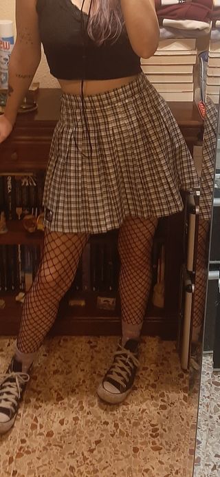 Falda de cuadros