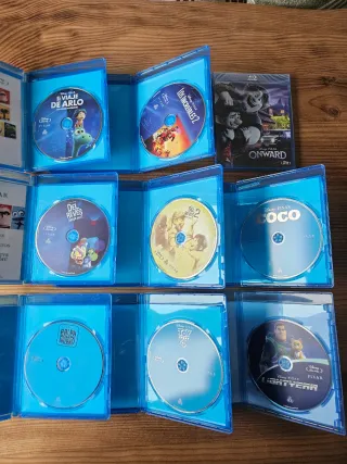 Colección 9 películas Blu-ray Pixar