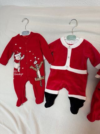 Pijama Traje Navideño Bebé 0-1 Mes