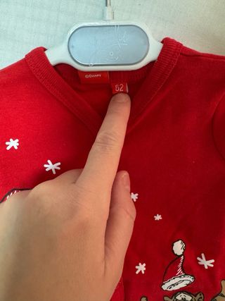 Pijama Traje Navideño Bebé 0-1 Mes