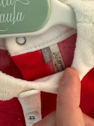 Pijama Traje Navideño Bebé 0-1 Mes