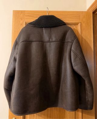 Cazadora doble faz borreguillo marrón