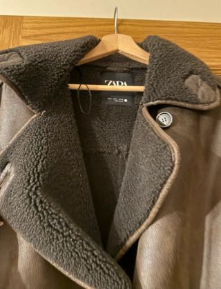 Cazadora doble faz borreguillo marrón