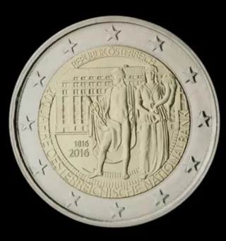 2 Euro Commemorativi Austria 2016