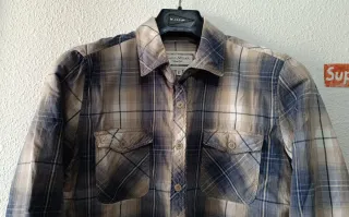 Camisa acolchada cuadros El Corte Inglés Talla XL
