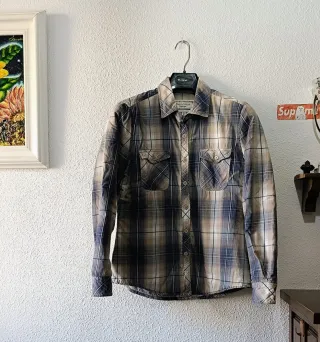 Camisa acolchada cuadros El Corte Inglés Talla XL