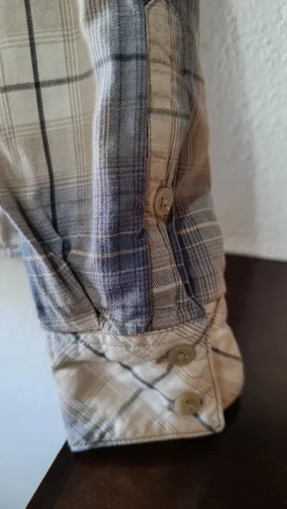 Camisa acolchada cuadros El Corte Inglés Talla XL