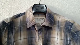Camisa acolchada cuadros El Corte Inglés Talla XL