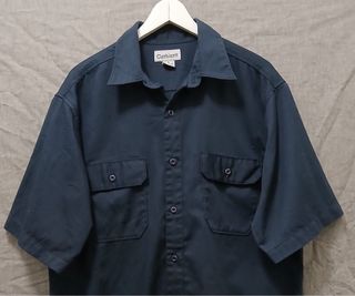 carhartt shirt size L blue