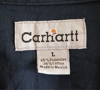 carhartt shirt size L blue